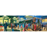 Clementoni Classic Christmas Collection Panorama Puzzel 1000 Delig Kerstpuzzel